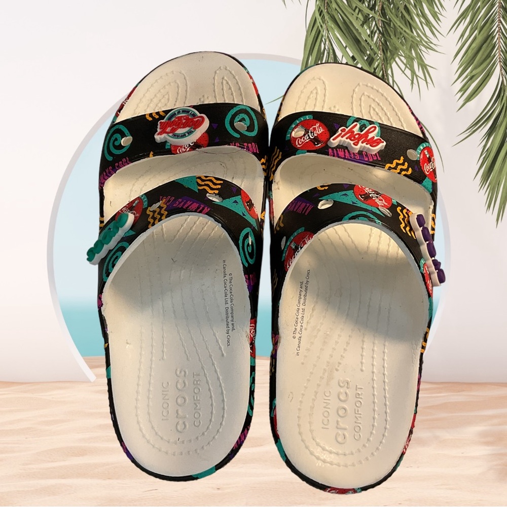 Crocs- Coca Cola X Classic 90S Sandal Unisex Women’s Size 7/ Men’s Size 5